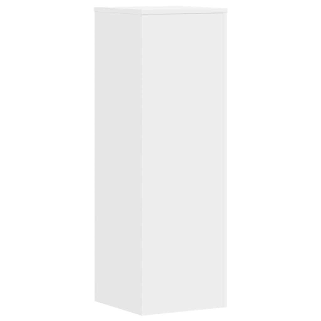 Plant Stand White 33x33x100 cm Engineered Wood