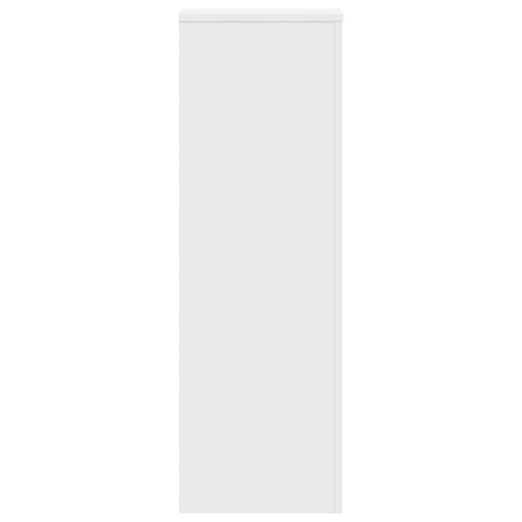 Plant Stand White 33x33x100 cm Engineered Wood