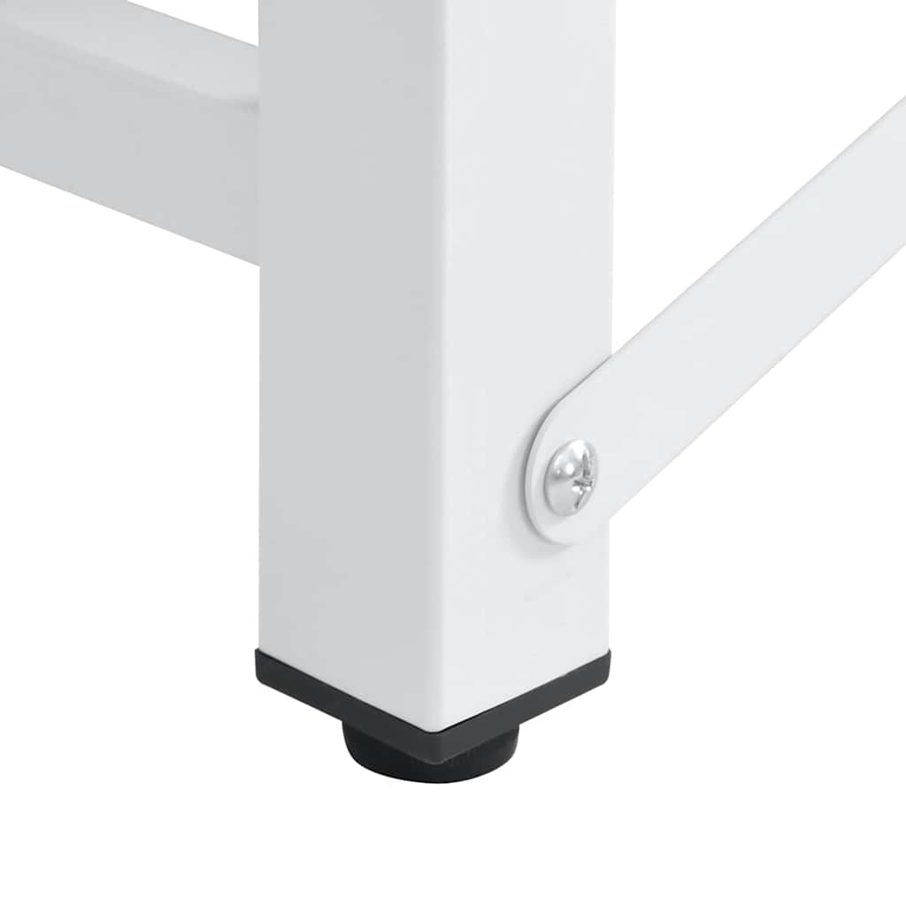 Washing Machine Pedestal with Pull-out Shelf White