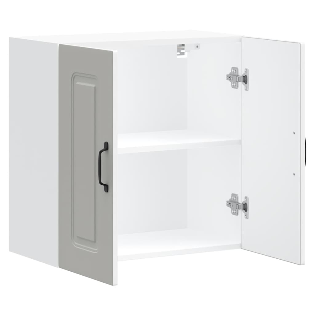 Kitchen Wall Cabinet Kalmar White Engineered Wood