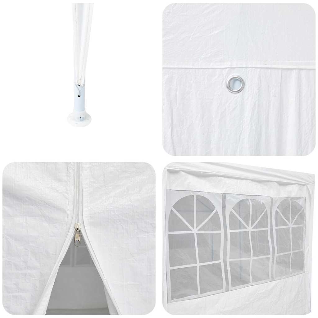 Party Tent White 800 x 400 x 266 cm Polyethylene