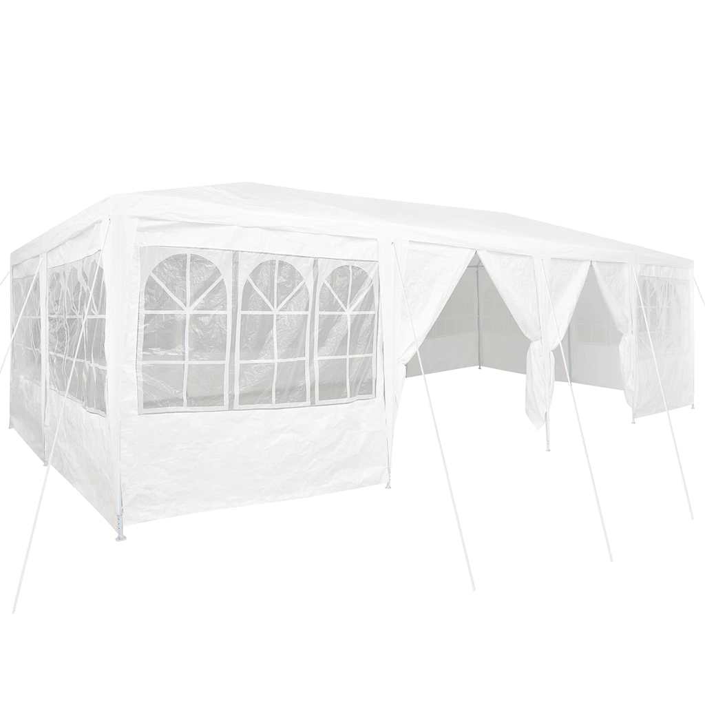 Party Tent White 800 x 400 x 266 cm Polyethylene