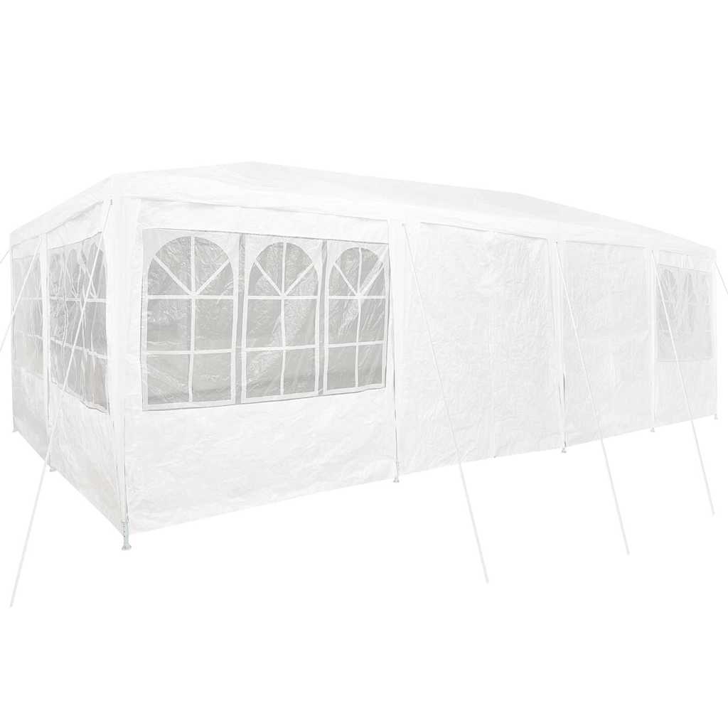 Party Tent White 800 x 400 x 266 cm Polyethylene