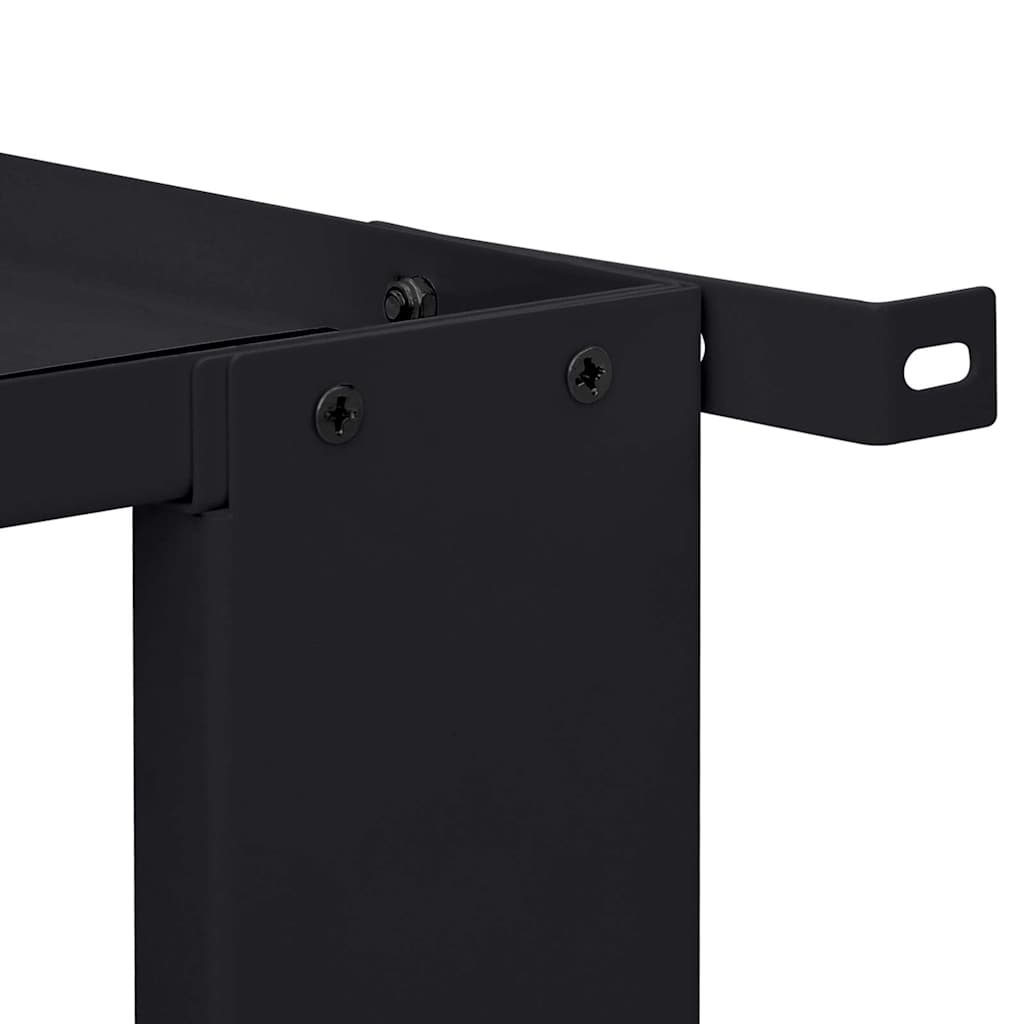 Washing Machine Pedestal Black 64 x 55 x 32.5 cm Steel