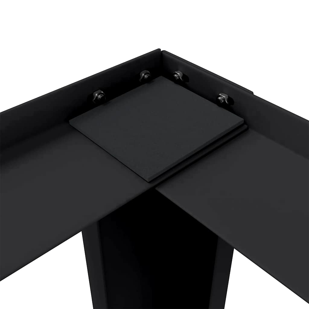 Washing Machine Pedestal Black 64 x 55 x 32.5 cm Steel