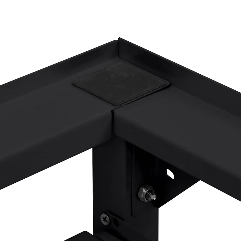 Washing Machine Pedestal Black 60 x 56 x 52 cm Steel