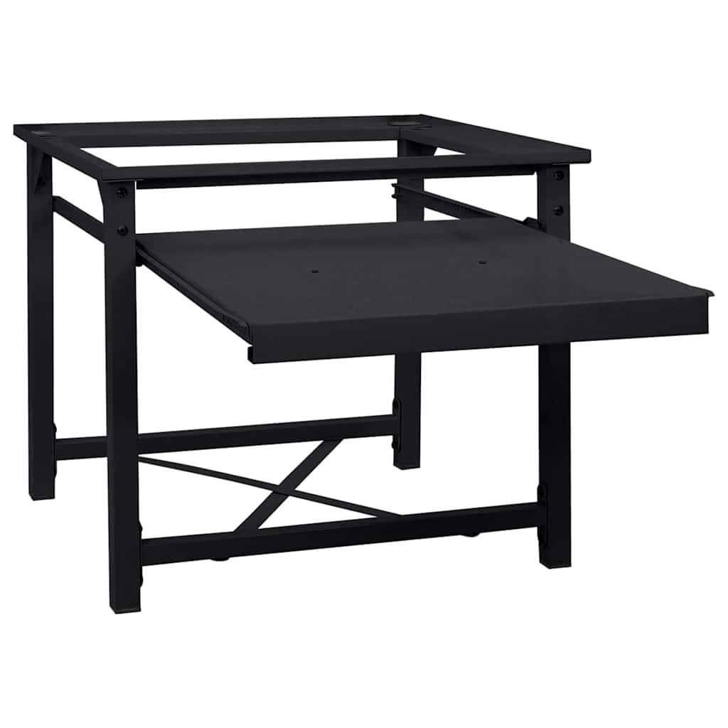 Washing Machine Pedestal Black 60 x 56 x 52 cm Steel