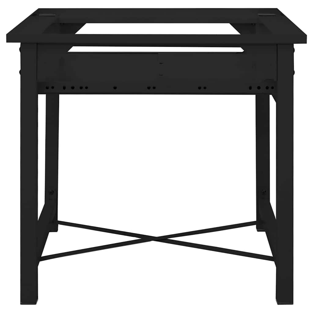 Washing Machine Pedestal Black 60 x 56 x 52 cm Steel