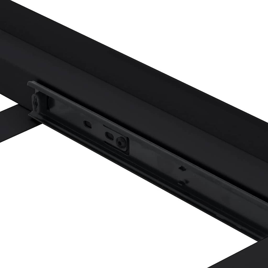 Washing Machine Intermediate Shelf Black 60 x 60 x 8 cm Steel
