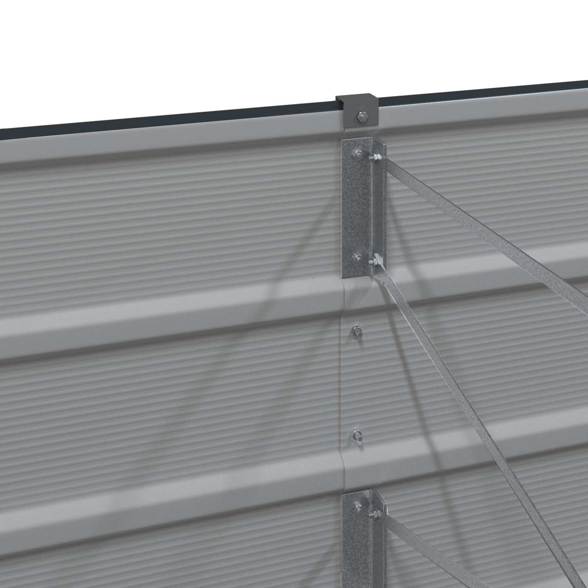 Planter Anthracite 240 x 40 x 45 cm Steel