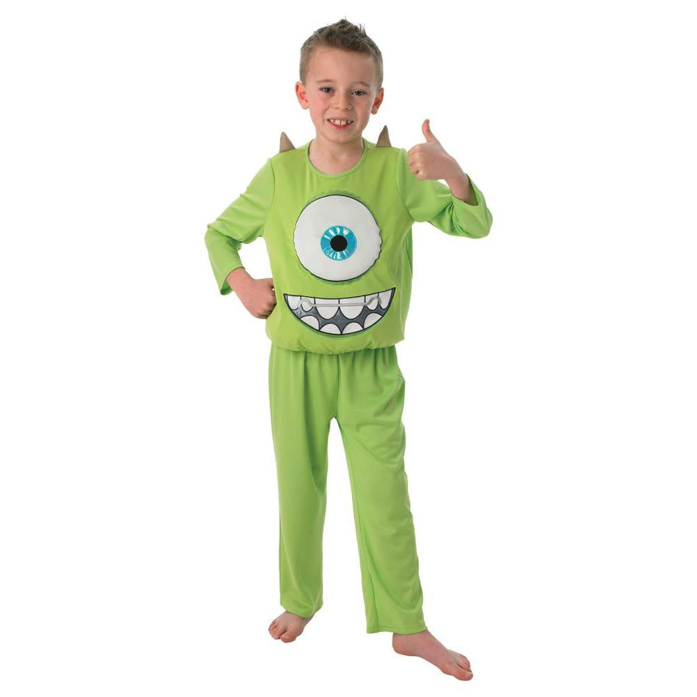 Disney Pixar Monsters Inc Mike Wazowski Kids Costume with Top and Pants – Green Colour