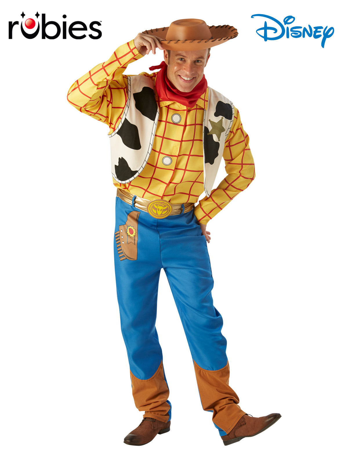 Toy Story Sheriff Outfit Woody Deluxe Adult Costume