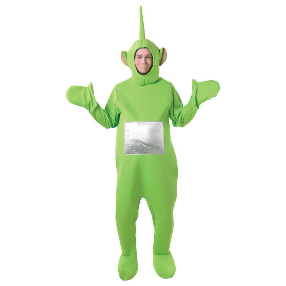 Dipsy Teletubbies Deluxe Costume for Adults TV Character Outfit Set - Green