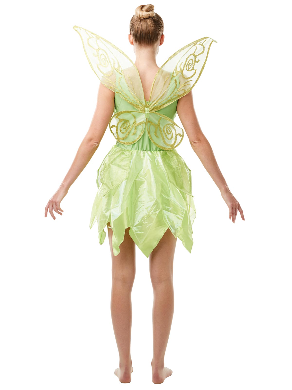 Tinker Bell Costume for Adults Deluxe Disney Fairy Dress with Wings and Tulle