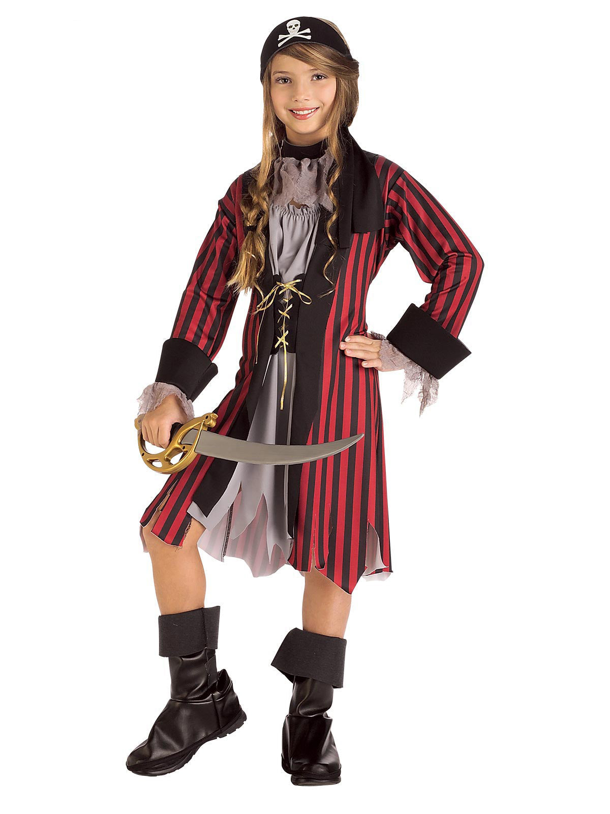 Caribbean Princess Pirate Costume Child