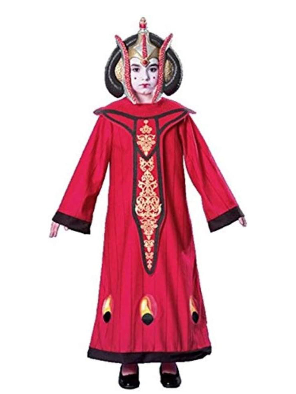 Star Wars Padmé Amidala Costume for Adults with Full-Length Dress and Headpiece - Multi Colour