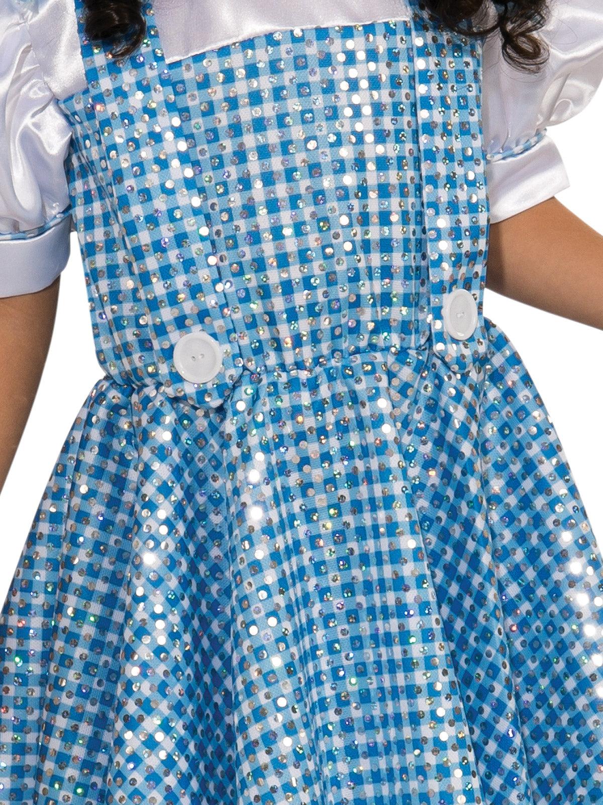Dorothy Sequin Dress Toddler Child Official Wizard of Oz Costume with Hair Bows