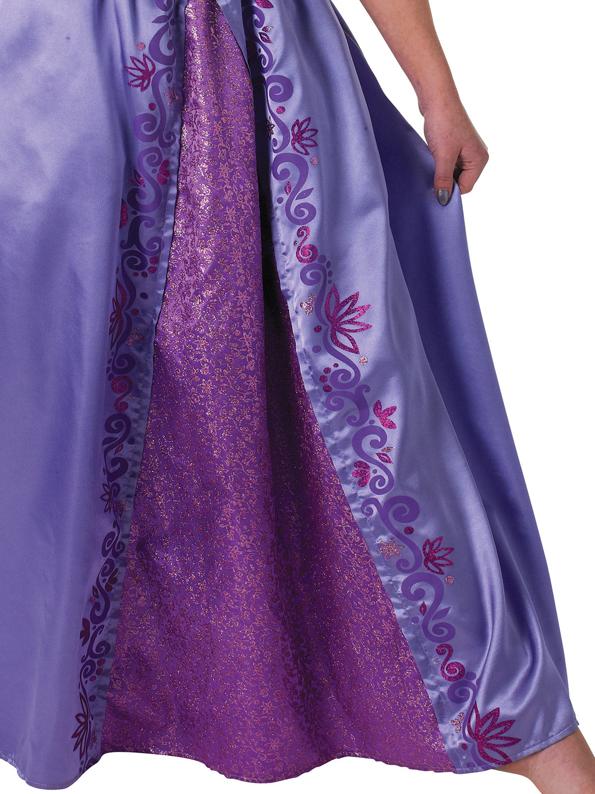 Rapunzel Costume Adult Deluxe Disney Tangled Princess Dress with Detail - Purple