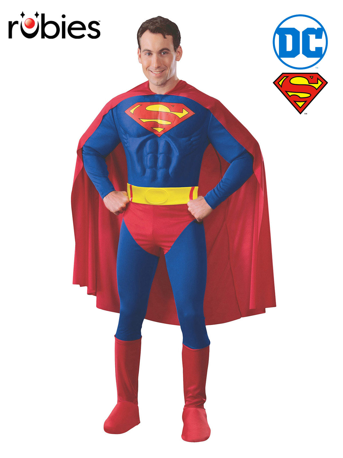 Superman Muscle Chest Costume Adult