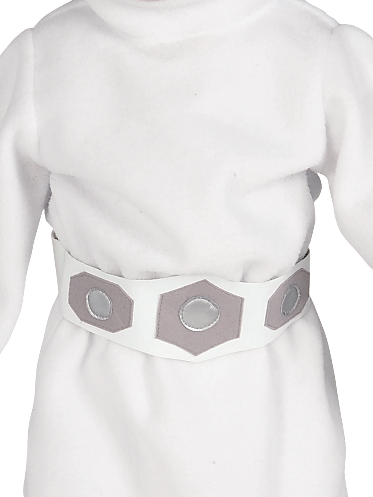 Princess Leia Costume Iconic White Dress and Wig for Kids