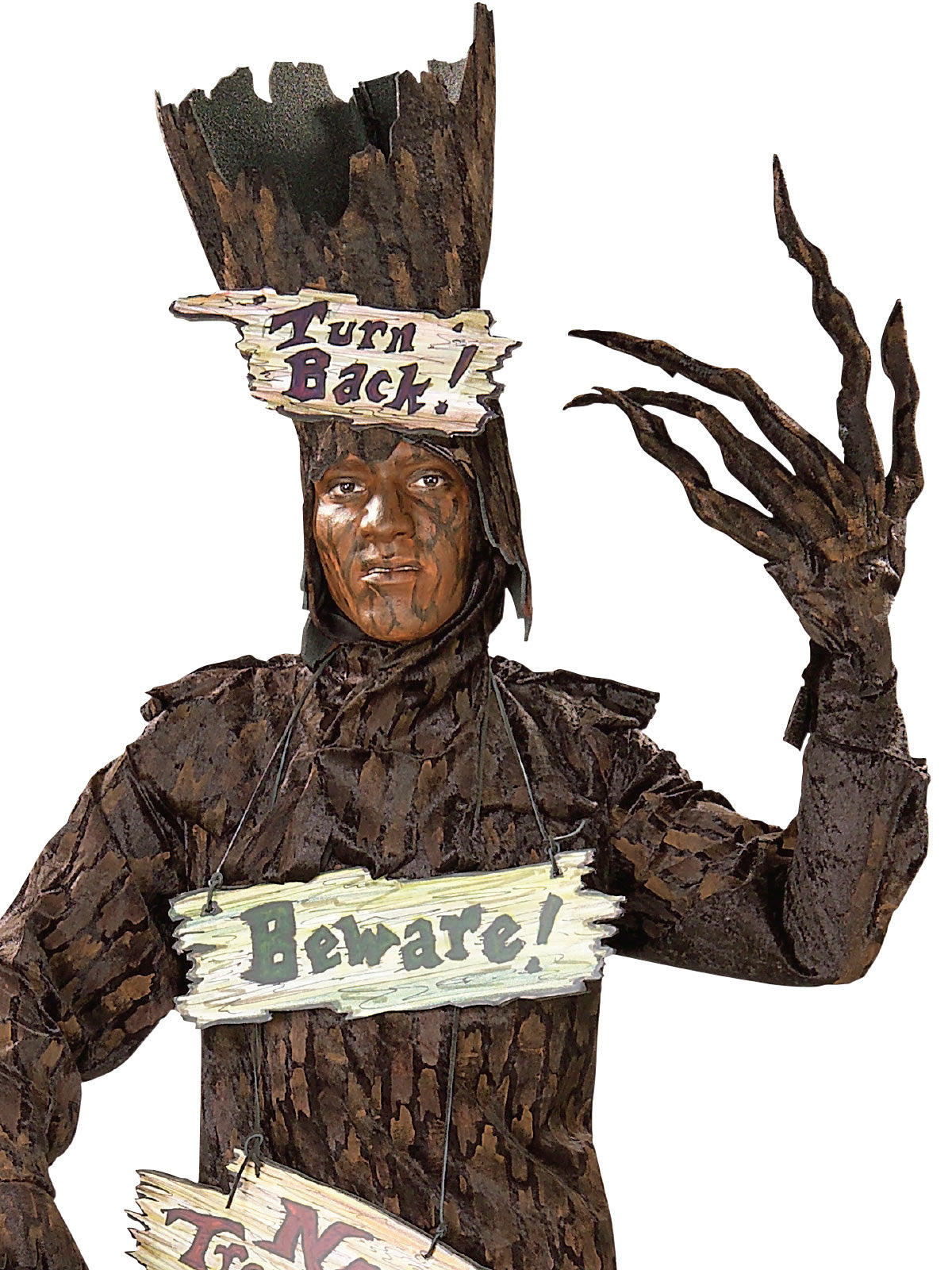 Haunted Tree Halloween Costume for Adults with Hood Gloves and Shoe Covers