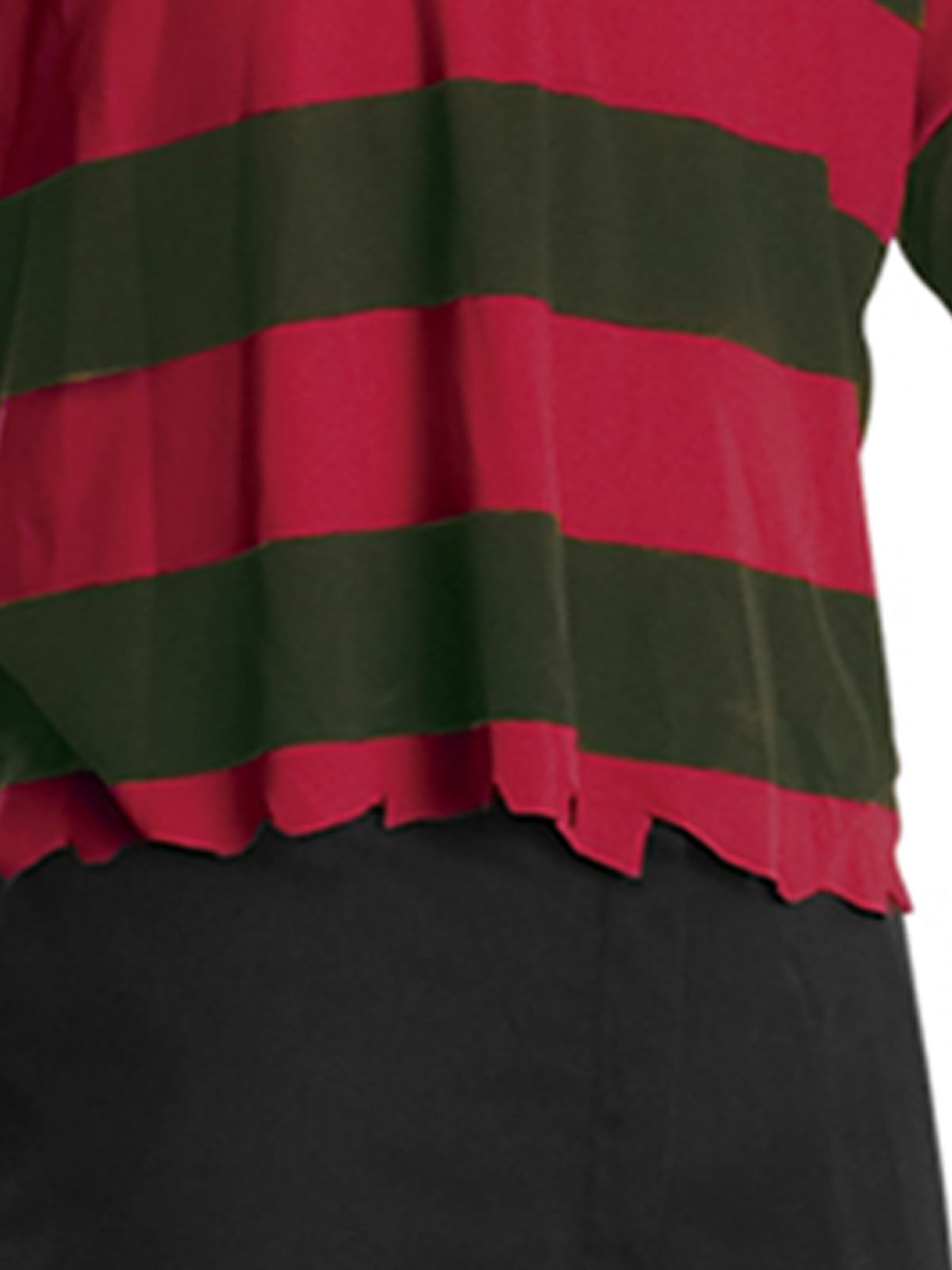 Kids Freddy Krueger Costume – Nightmare on Elm Street Striped Top and Mask Red Green Colour