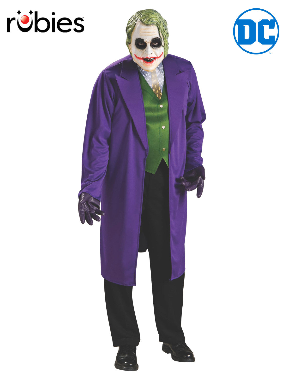 The Joker Costume for Adults DC Comics Outfit with Mask and Jacket