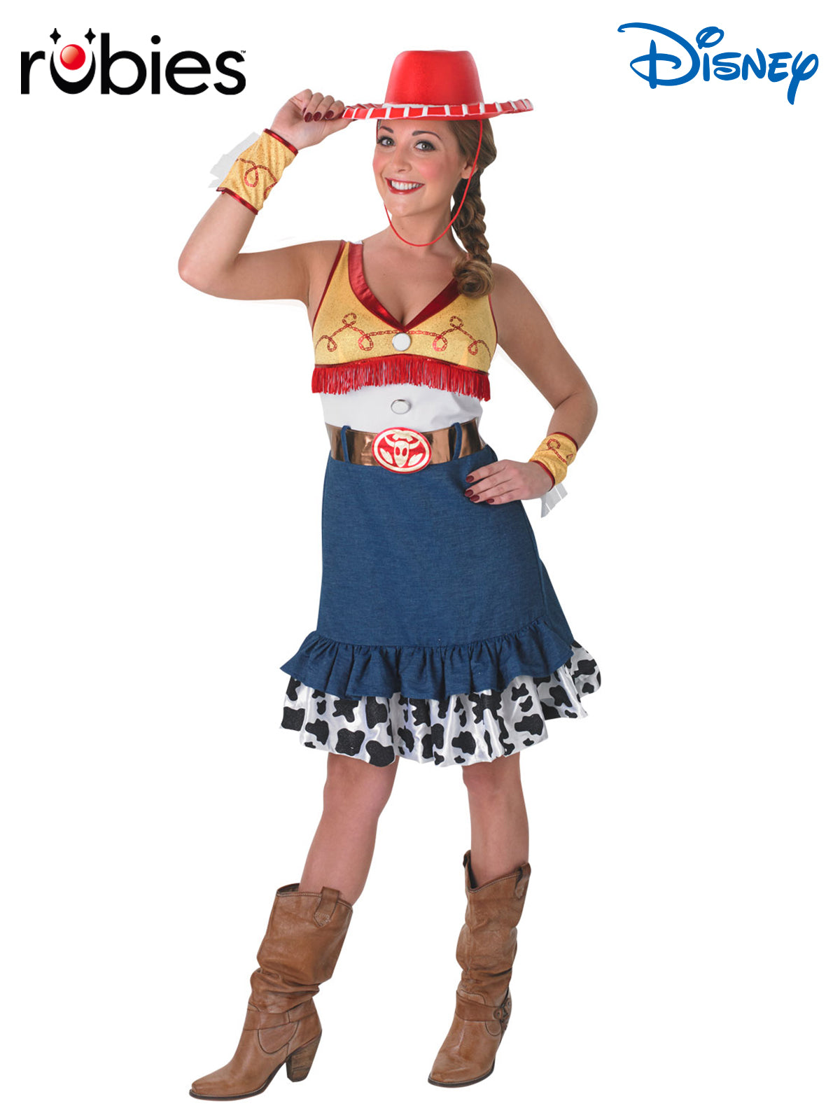 Jessie Sassy Costume with Dress and Hat For Adult