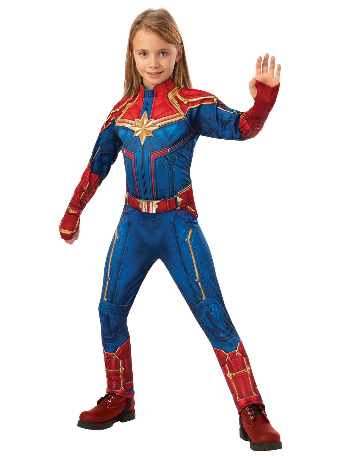 Captain Marvel Deluxe Hero Suit Child