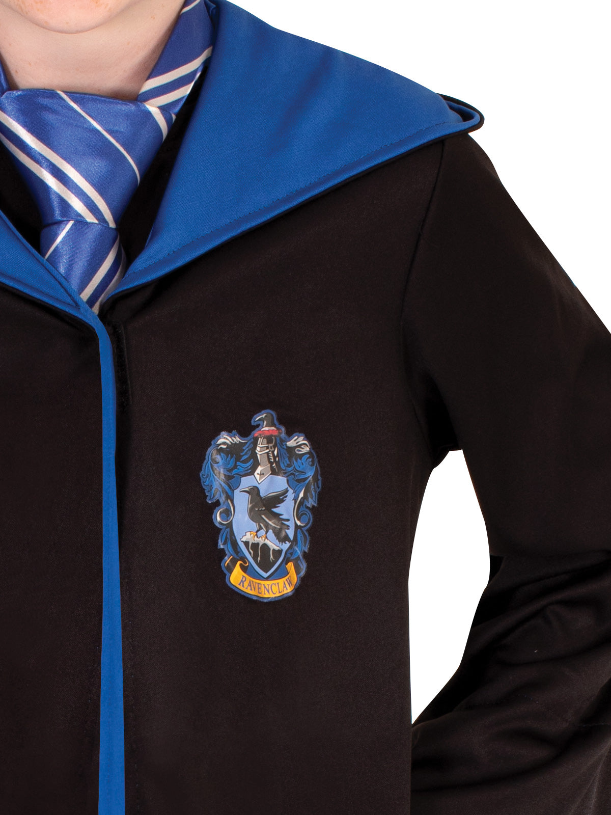 Ravenclaw Robe Child Harry Potter Costume with Hood & Emblem Badge - Blue