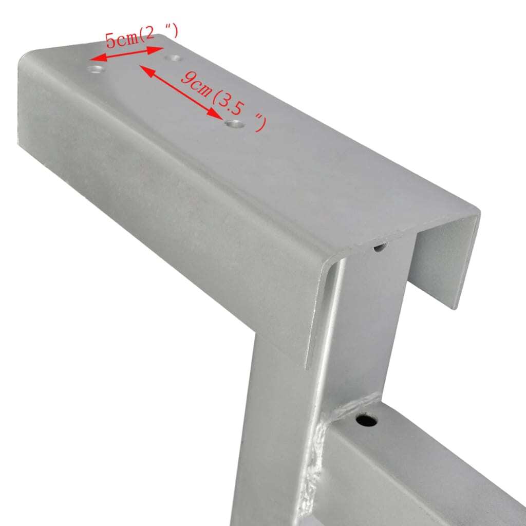 Boat Trailer Winch Stand Bow Support Adjustable 62-72cm Steel 500-1000kg