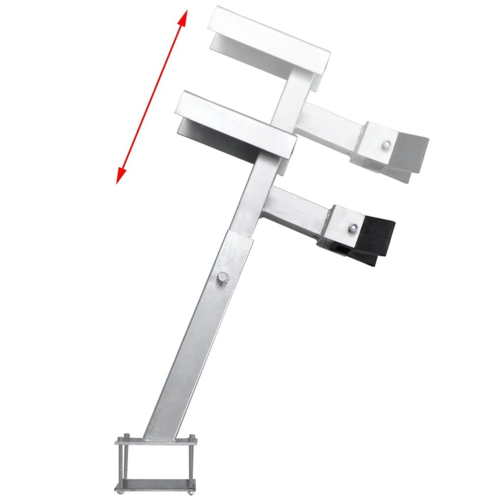 Boat Trailer Winch Stand Bow Support Adjustable 62-72cm Steel 500-1000kg