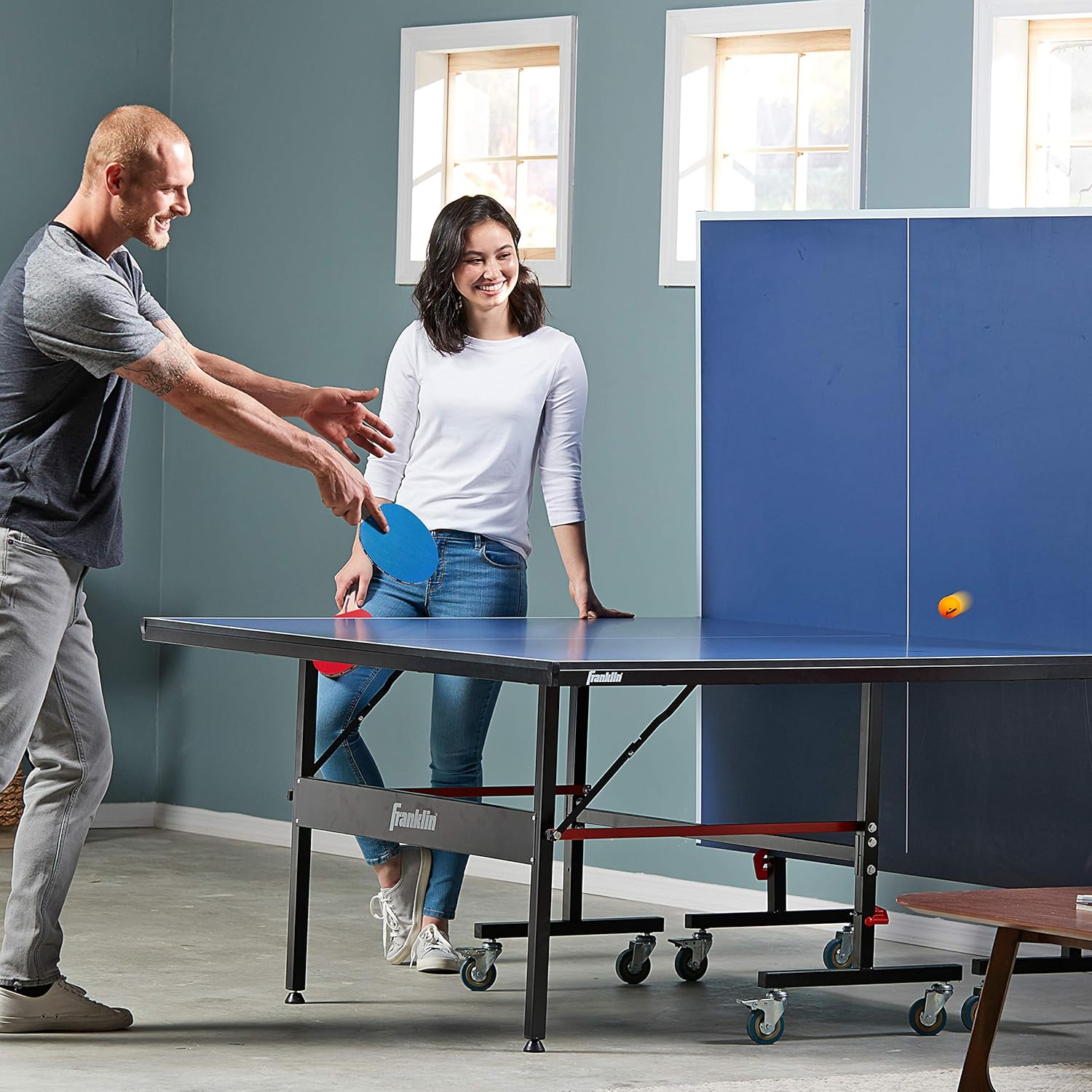 Franklin Sports 2 Player Table Tennis Bat and Ball Set