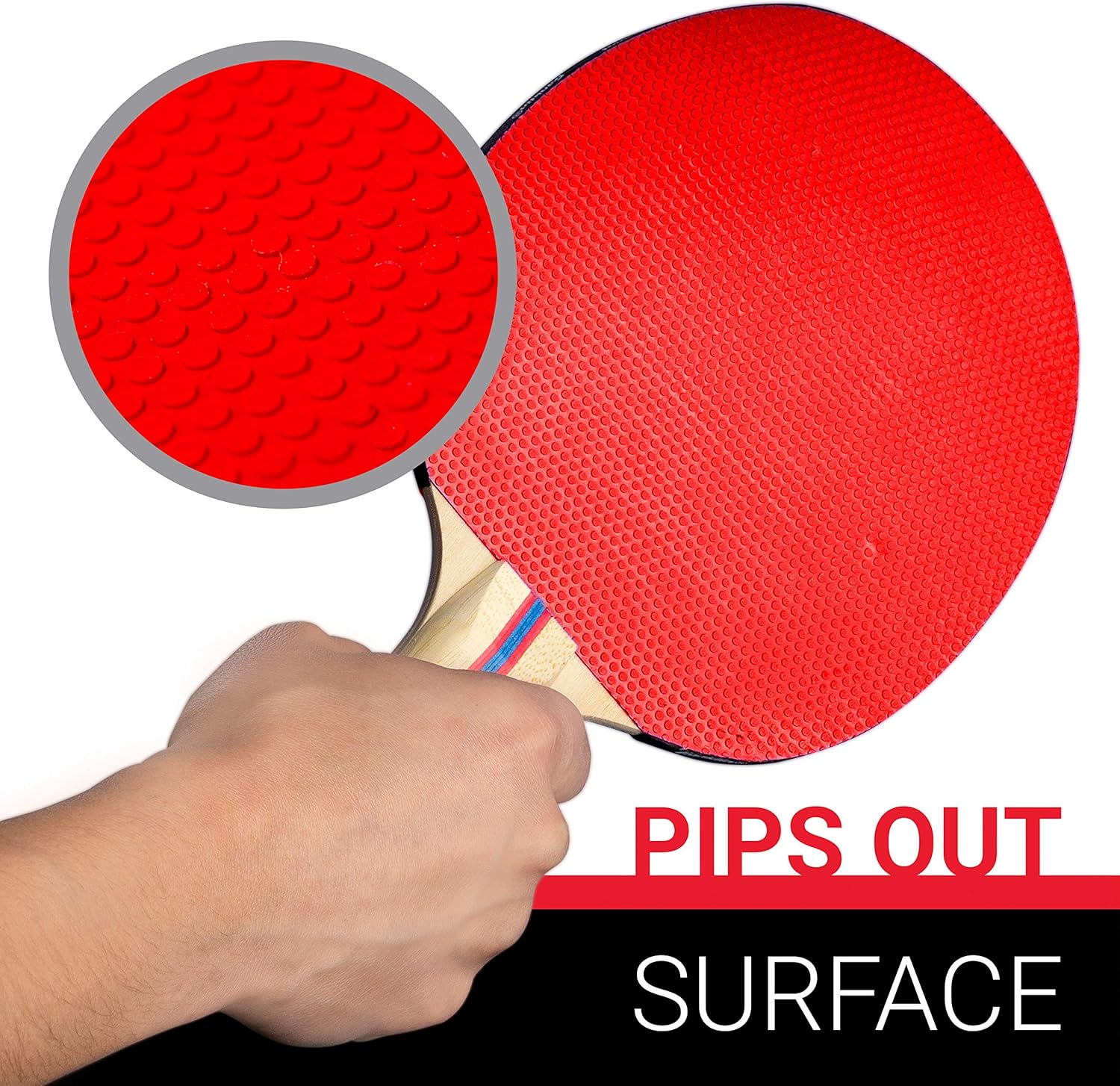 Franklin Sports 2 Player Table Tennis Bat and Ball Set