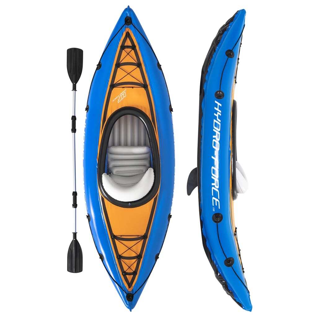 Bestway Hydro Force 1 Person Inflatable Kayak with Paddle Pump 275x81cm