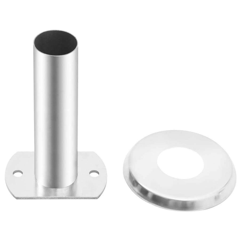 Pool Ladder Handrail Brackets 2pcs 304 Stainless Steel Anchor Cover Plate