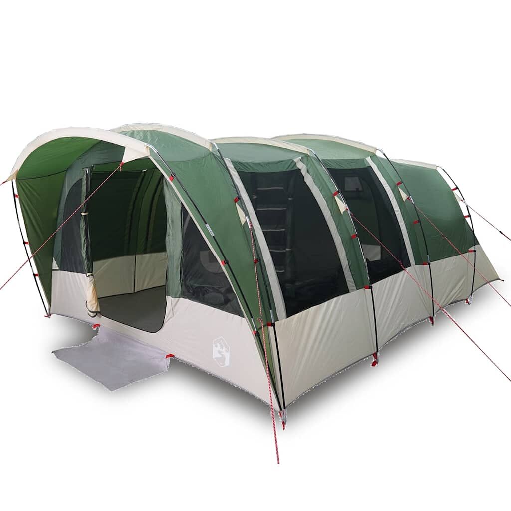 Family Tent Tunnel 8 Person Waterproof Camping Outdoor Shelter Green