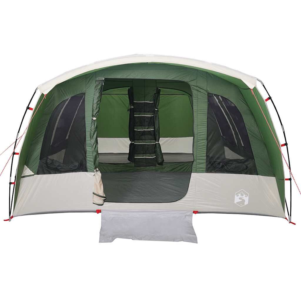 Family Tent Tunnel 8 Person Waterproof Camping Outdoor Shelter Green
