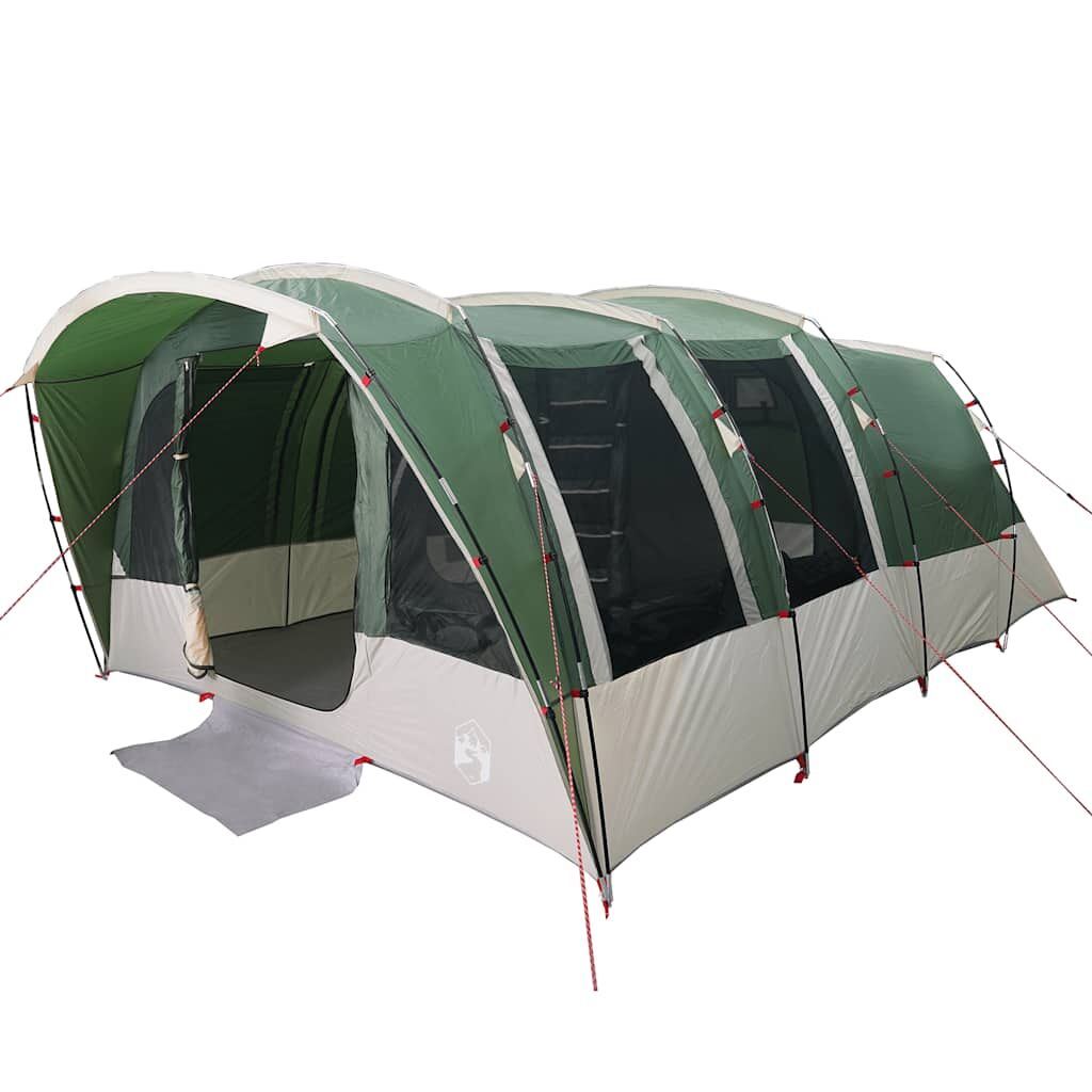 Family Tent Tunnel 8 Person Waterproof Camping Outdoor Shelter Green