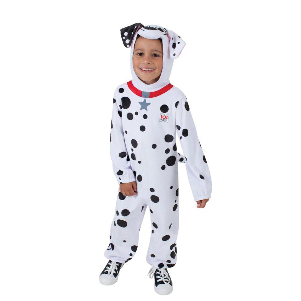 Dalmatians Costume Child Disney Jumpsuit with Hood and Collar