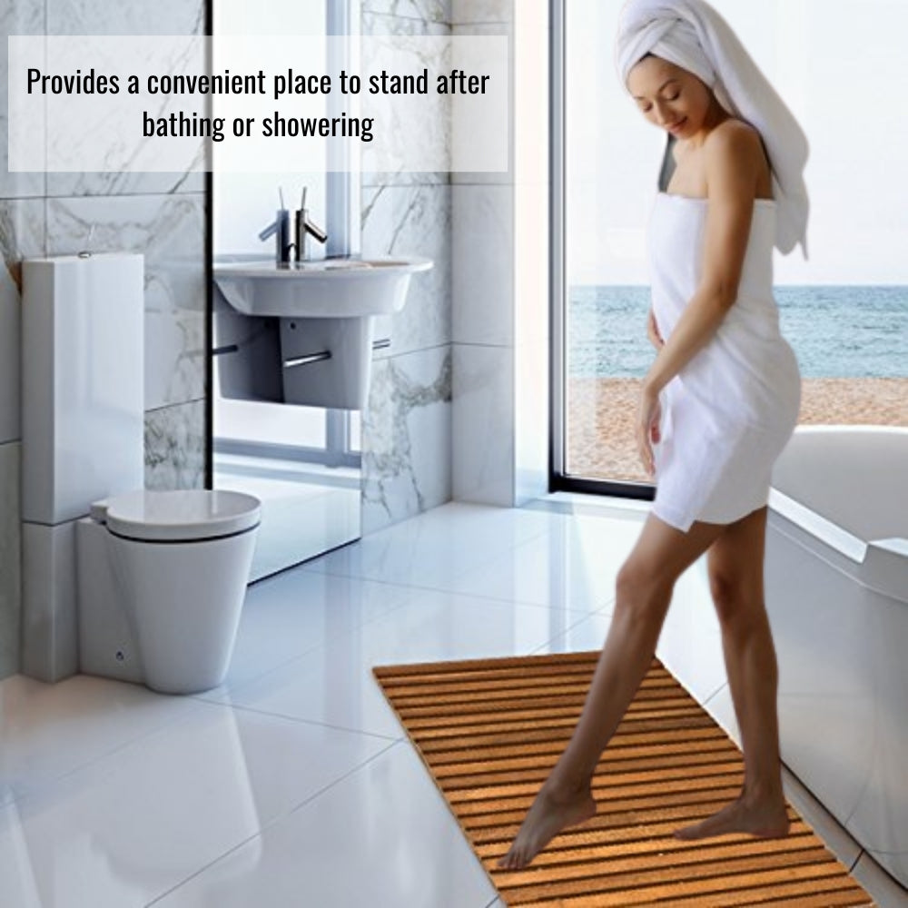 Acacia Bath Mat 80 x 50 cm