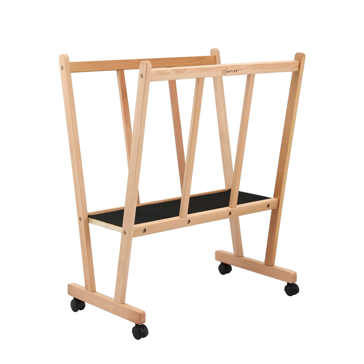 Artiss Art Display Wooden Print Rack Castors Canvas Drying & Storage Rack Panels