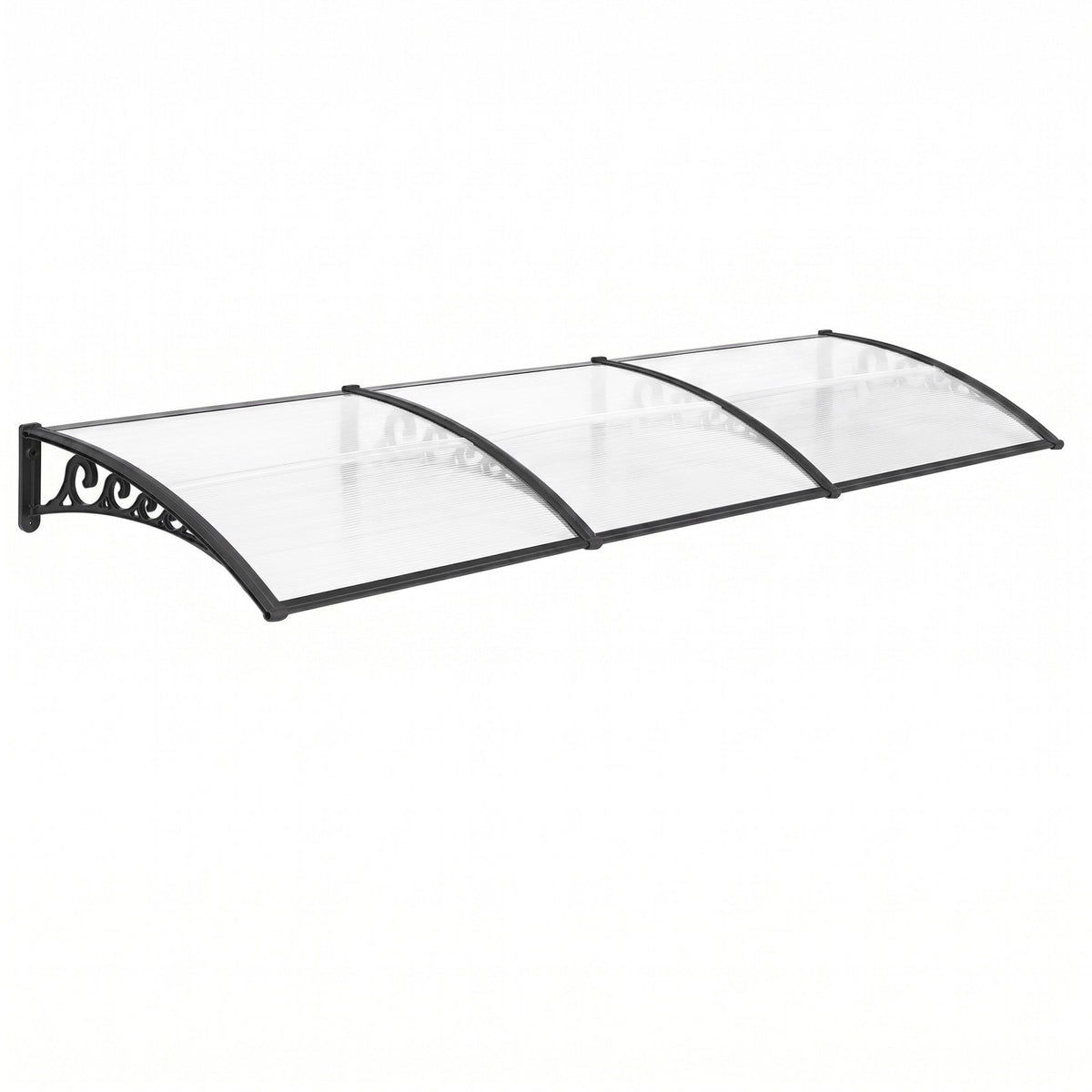 Instahut Window Door Awning 0.8mx3m Transparent
