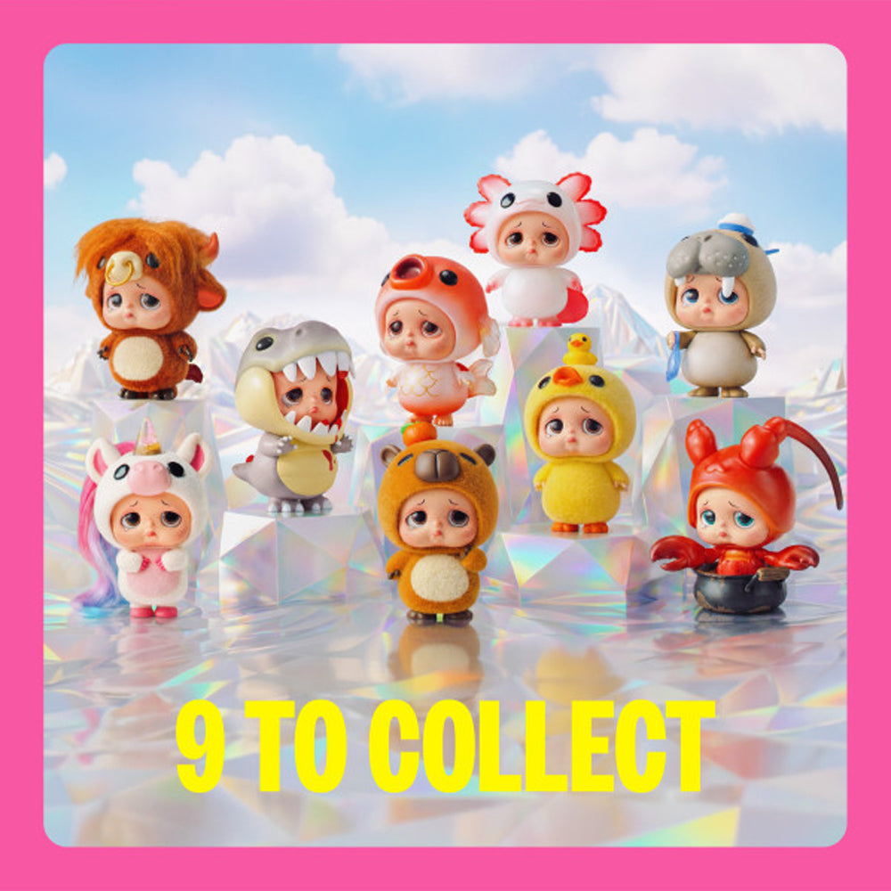 Star Box Sad Baby Animals Vinyl Blind Box Series 1 Assorted Mini Figurine
