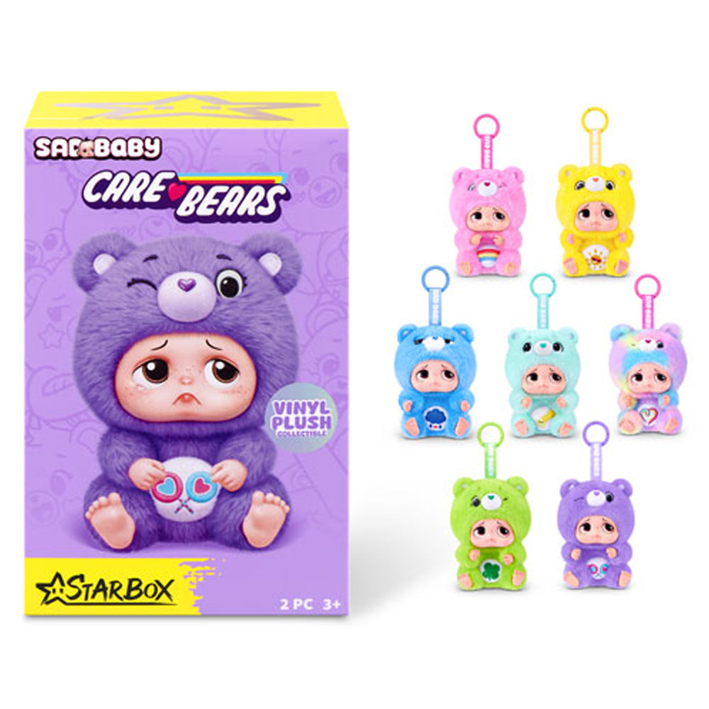 Star Box Sad Baby Care Bears Keyrings Blind Box Series 1 Collectable Figurine