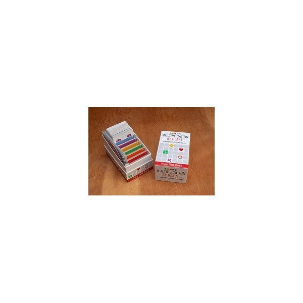 Multiplication By Heart Visual Flash Cards Ages 8+ 1 Player