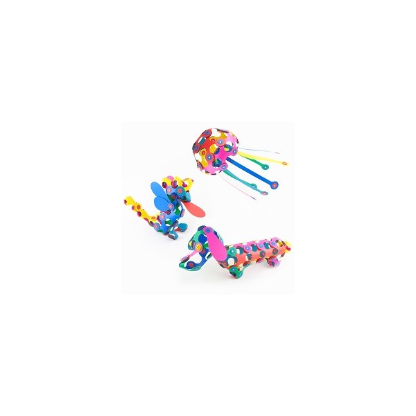 Clixo Super Rainbow Pack 60 Pieces Magnetic Play Ages 4+