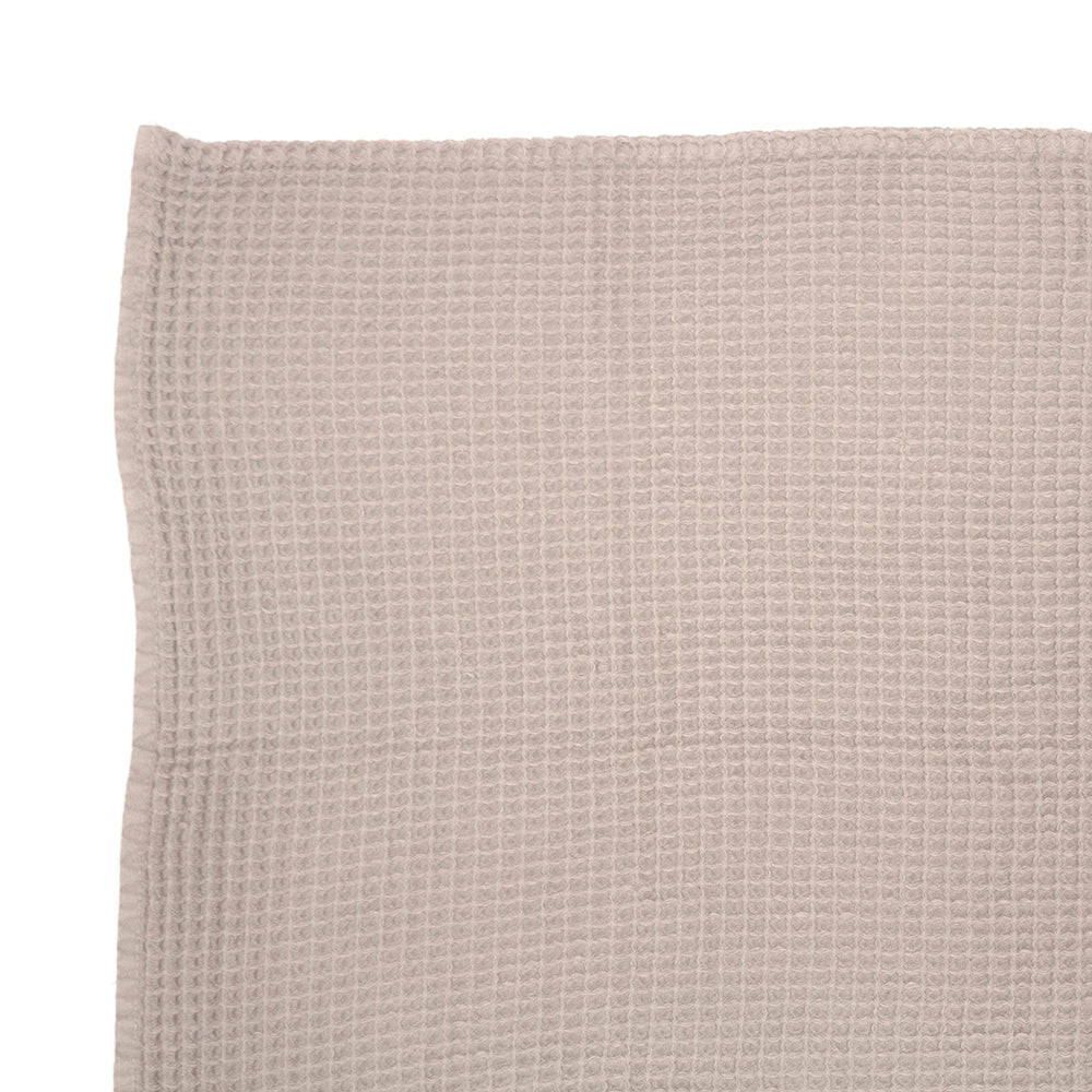 Bambury Waffle Bath Towel - Pebble