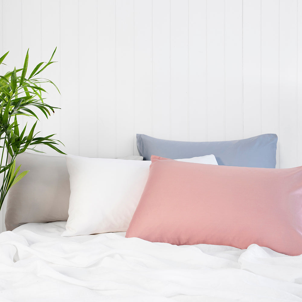 Bambury Bamboo Satin Pillowcases - Silver