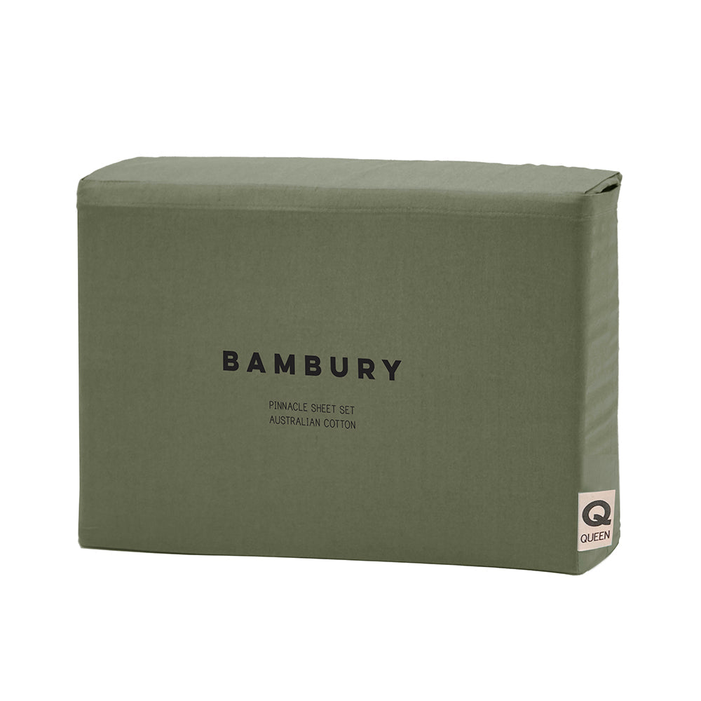 Bambury Pinnacle Sheet Set - Moss